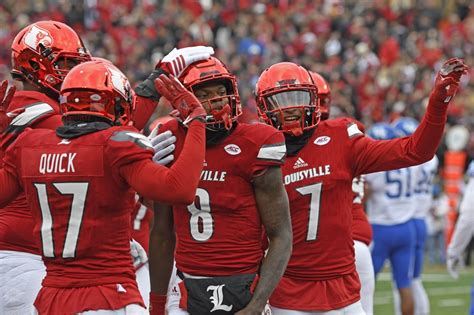 Apr 26, 2023 · Louisville football has added another defensive standout from the transfer portal. Former North Carolina and Penn State defensive back Storm Duck has committed to the Cardinals. The 6-foot, 200 .... Louisville football 247=
